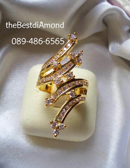 BR607+++แหวนแก้วมังกร+++แหวนอลังการ เริ่ด หรูหรา เปรี้ยว สุดๆ ใส่แล้วเต็มนิ้ว เพชรแพรวพราว สวยมากๆๆๆ