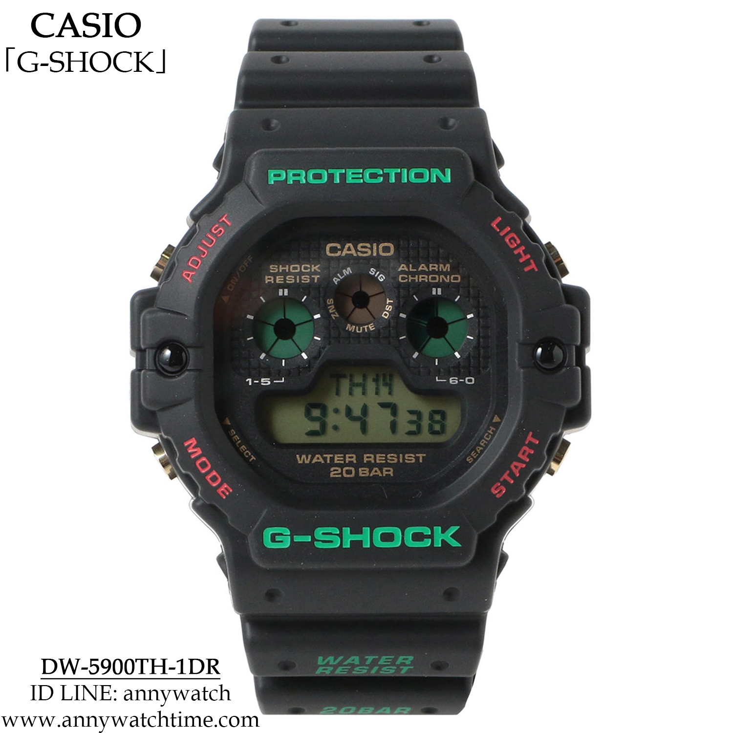 G-SHOCK DW-5900TH-1DR