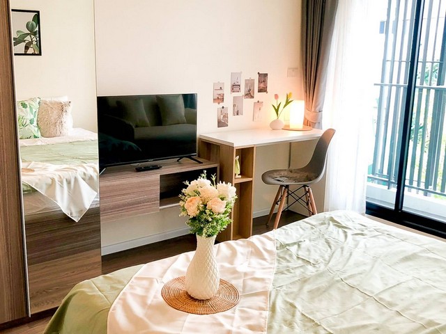 ให้เช่าคอนโด ดิ ออริจิ้น รามอินทรา 83 สเตชั่น 23 ตร.ม.ห้องใหม่ ตกแต่งครบ พร้อมอยู่