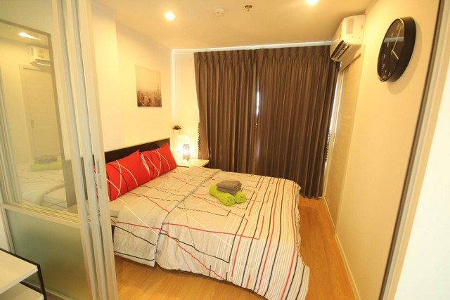 ให้เช่าคอนโดลุมพินี เพลส ศรีนครินทร์-หัวหมาก สเตชั่น 26 ตร.ม.แต่งสวย เฟอร์ครบ ใกล้ Airport Link