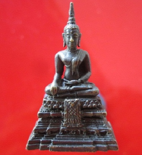 พระรูปหล่ออุดกิ่ง วัดไร่ขิง จ.นครปฐม สภาพสวย