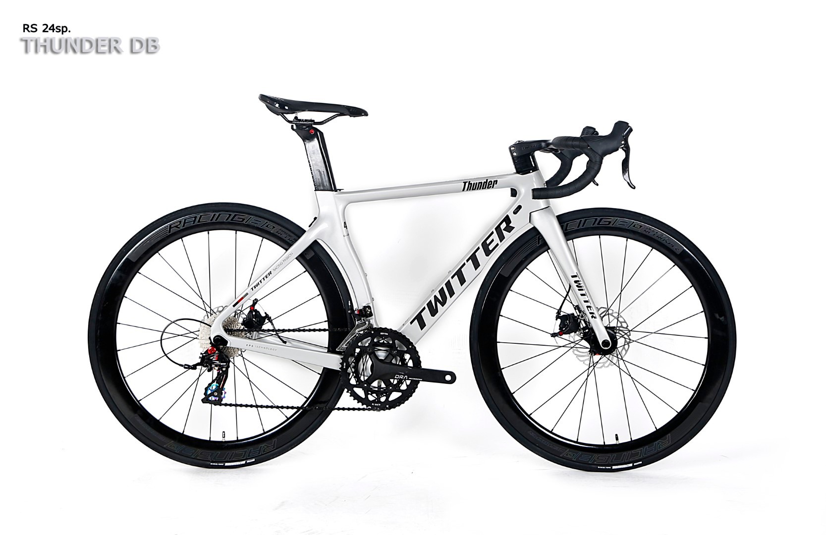 TWITTER THUNDER DB RS 24 SP CARBON WHEEL, full carbon, 2*12 Retrospec, 2022