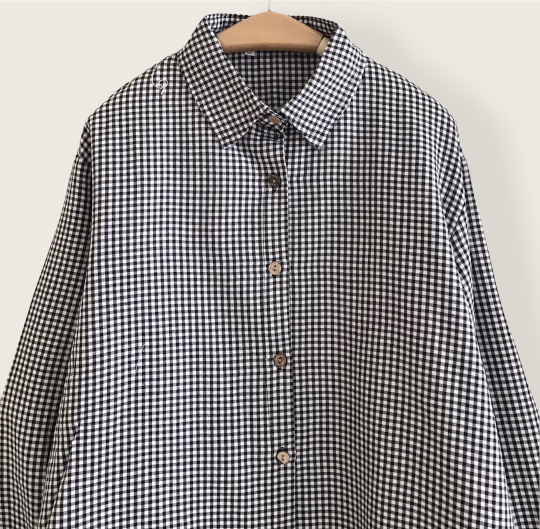 เสื้อผ้าฝ้ายลายสก็อตแต่งระบาย