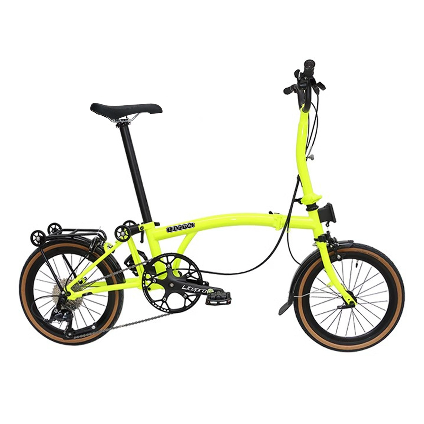 จักรยานพับ Cranston R9 16 นิ้ว 9 สปีด น้ำหนักเบา 12.5kg พับ 3 ทบ ดีไซน์เรโทร 16 สี — ปั่นในเมือง ปั่นไปทำงาน สะดวกพกพา