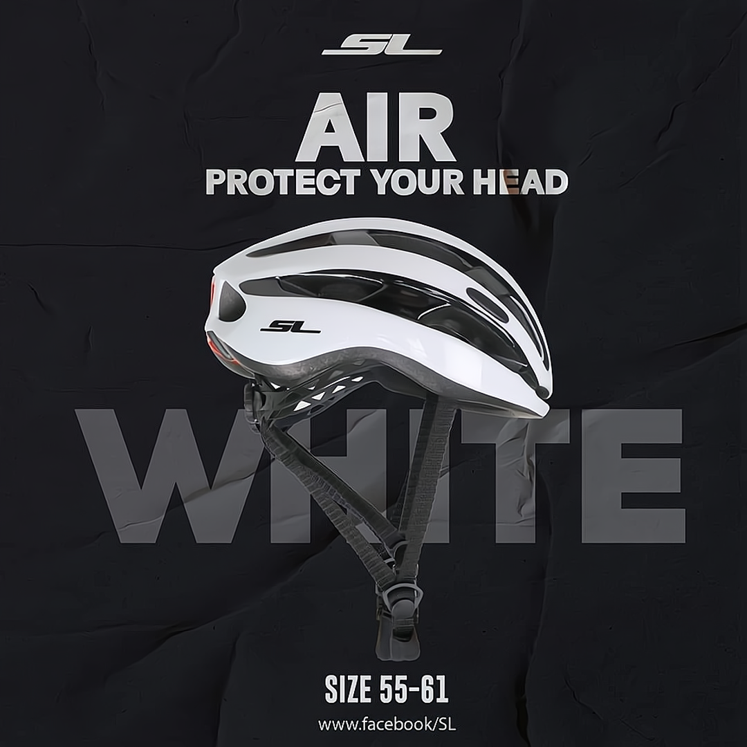 หมวกจักรยาน SL AIR SERIES Road Helmet น้ำหนักเบา และ ลู่ลม หมวก