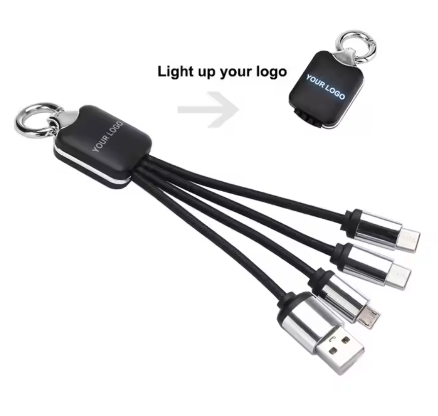 Cable charger 3 in 1 (สายสั้น 20 ซม.)