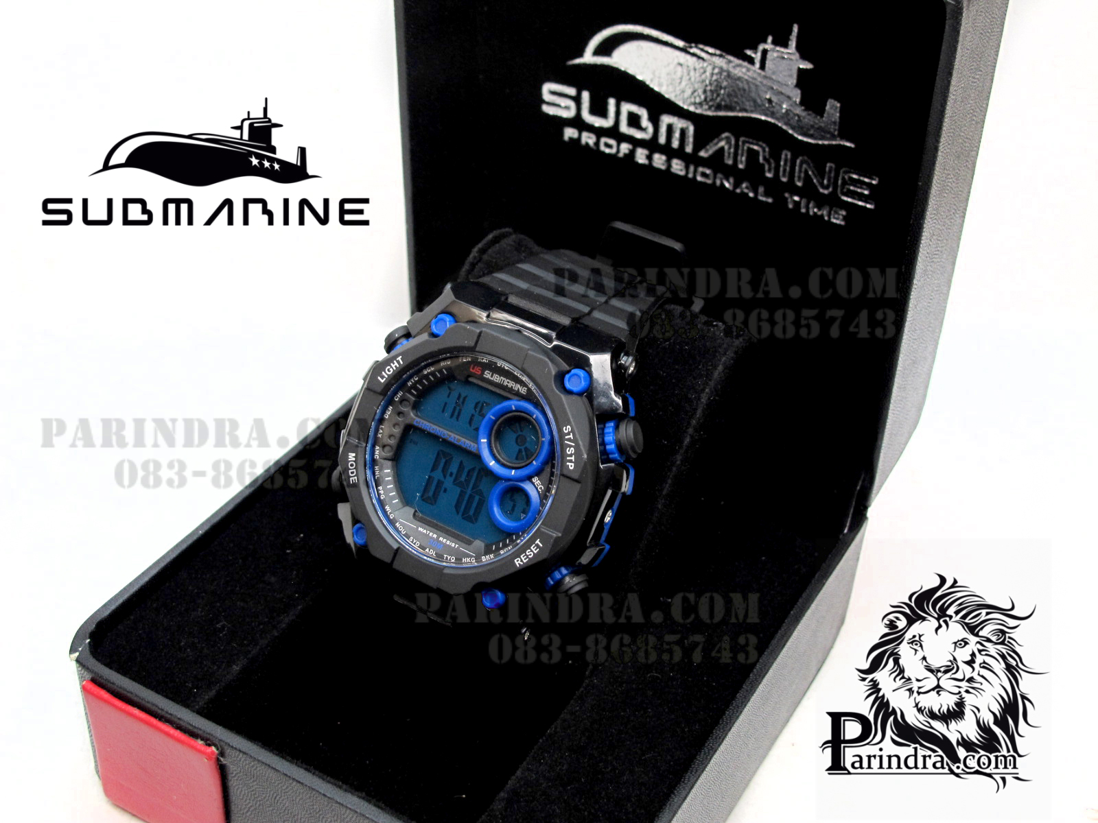 นาฬิกา US submarine TP1330M ดำ-น้ำเงิน