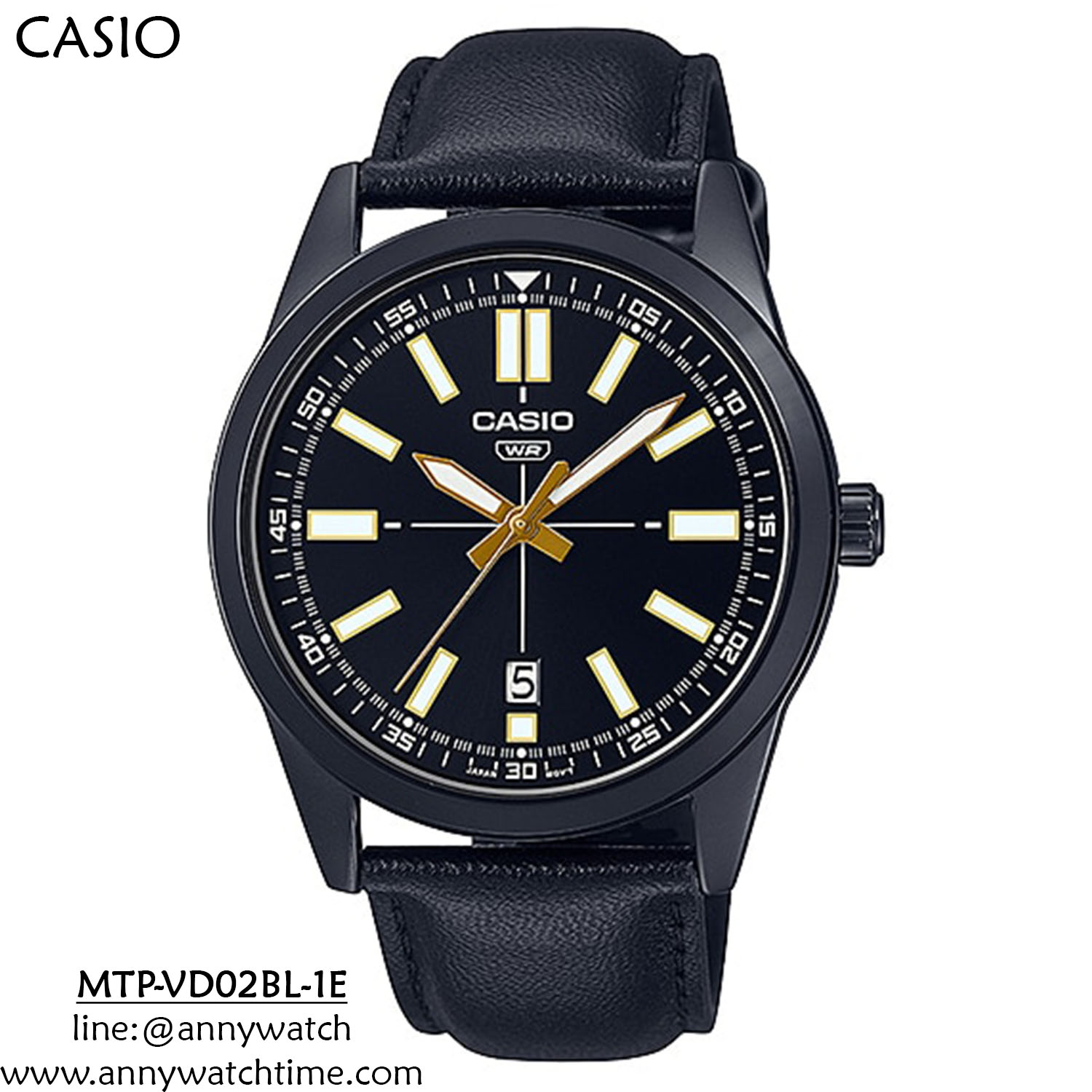 CASIO MTP-VD02BL-1E