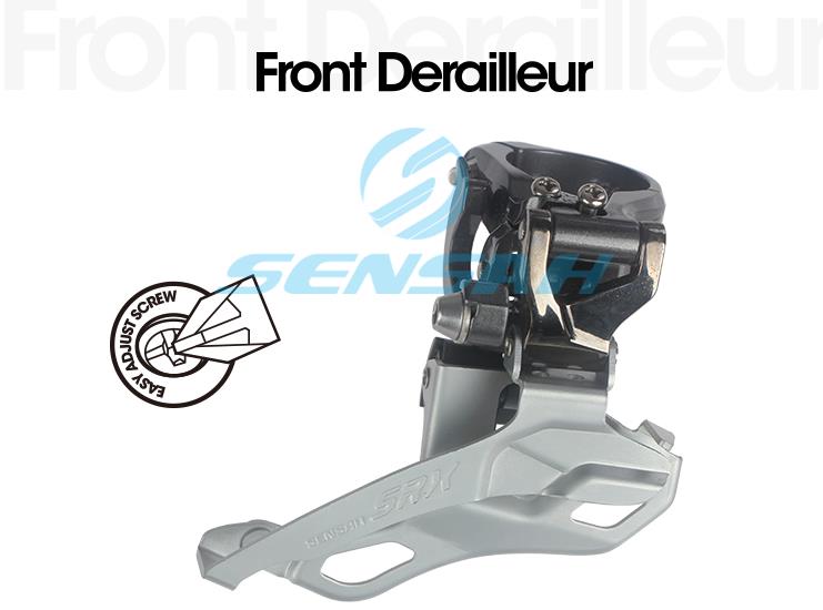 สับจาน SENSAH SRX 2X11, FRONT DERAILLEUR, 34.9, FD-00-3800-111-000