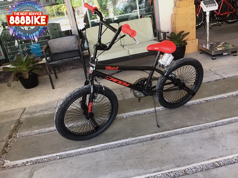 จักรยานบีเอ็มเอ็กซ์ BMX CANDY SPIRIT คอโรเตอร์ หมุนได้ 360องศา เฟรมเหล็ก, TT-038