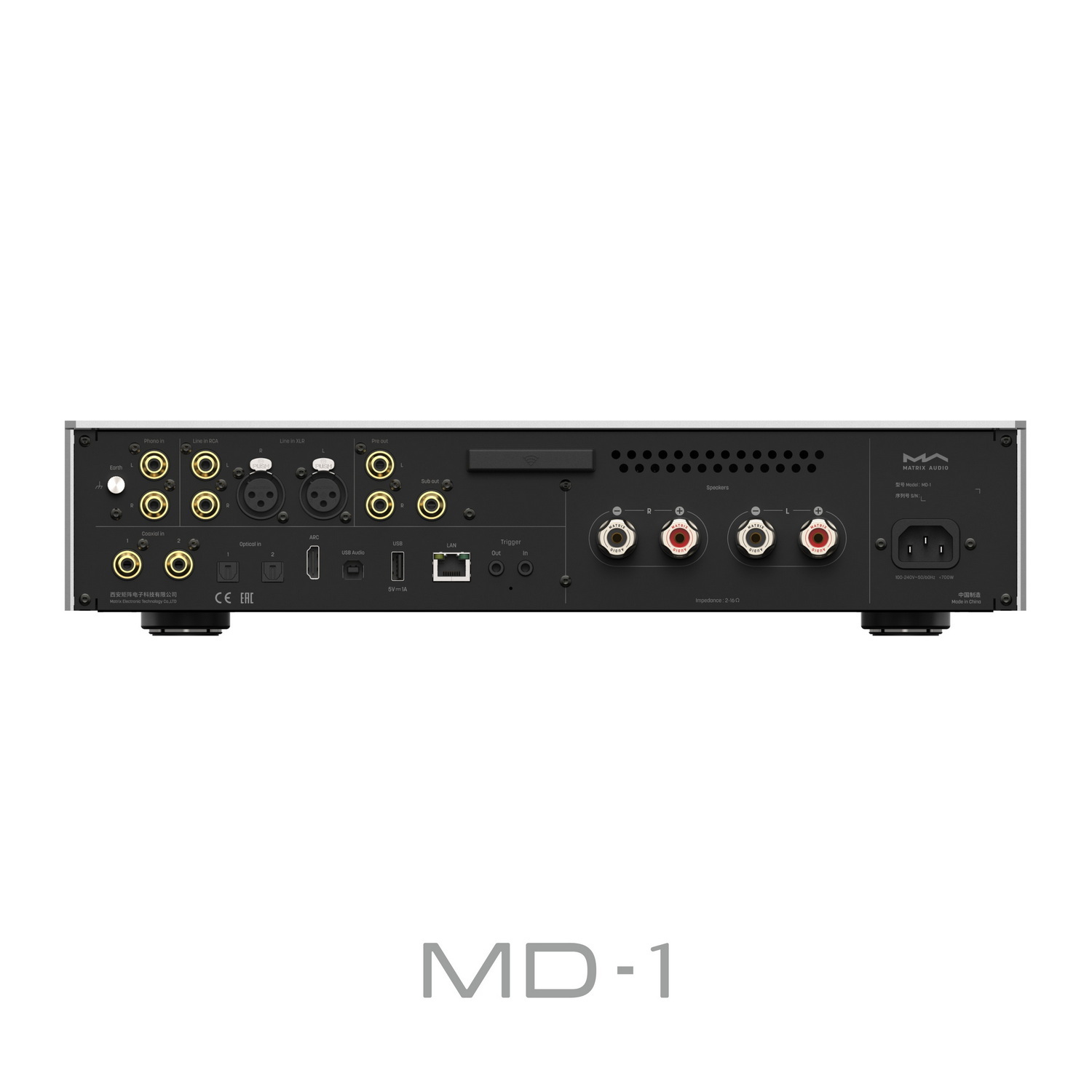 <สั่งจองล่วงหน้า> MATRIX Audio MD-1 / MD-1P เครื่องเล่นเพลงสตรีมมิ่งพร้อม DAC/AMP พรีเมี่ยมในตัว ประกันศูนย์ไทย
