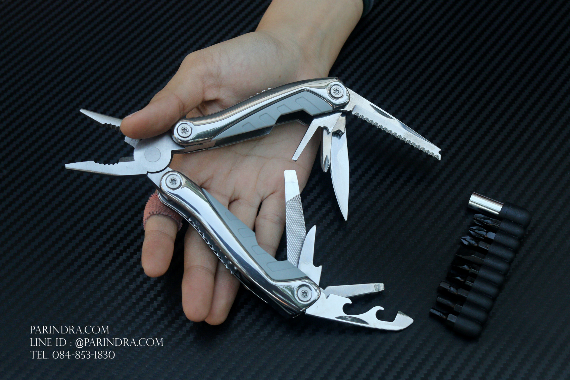 ชุดเครื่องมือเอนกประสงค์ Traveler Multi - tools (ตัวใหญ่) มีตัวล๊อค ใช้ดีมาก #TRV002