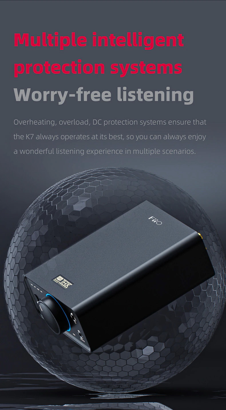 FiiO K7 True balanced DAC/Amp ตั้งโต๊ะ กำลังขับสูง ประกันศูนย์ไทย