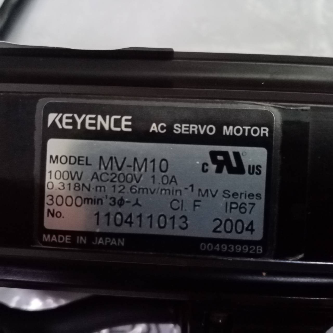 MV-M10 SERVO MOTOR " KEYENCE "