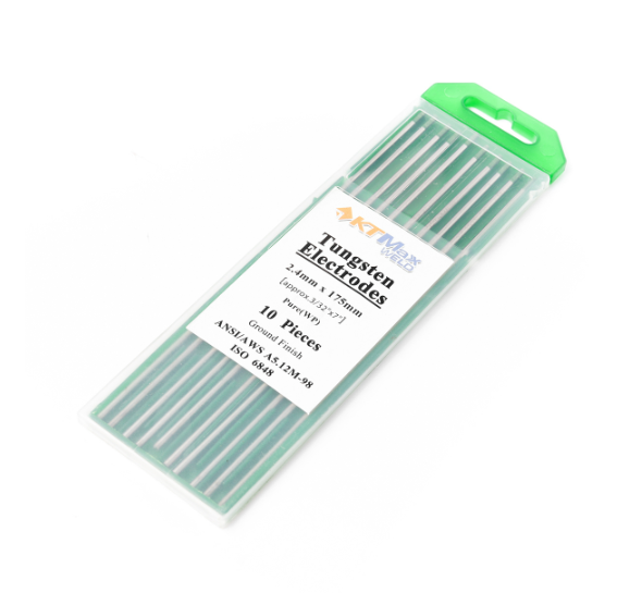ลวดทังสเตนสีเขียว 2.4MM เครื่องเชื่อม เคที แม็กซ์ เวลด์ รุ่น WP (10PCS/1PAC) Pn.KT-M022-WP24 ##
