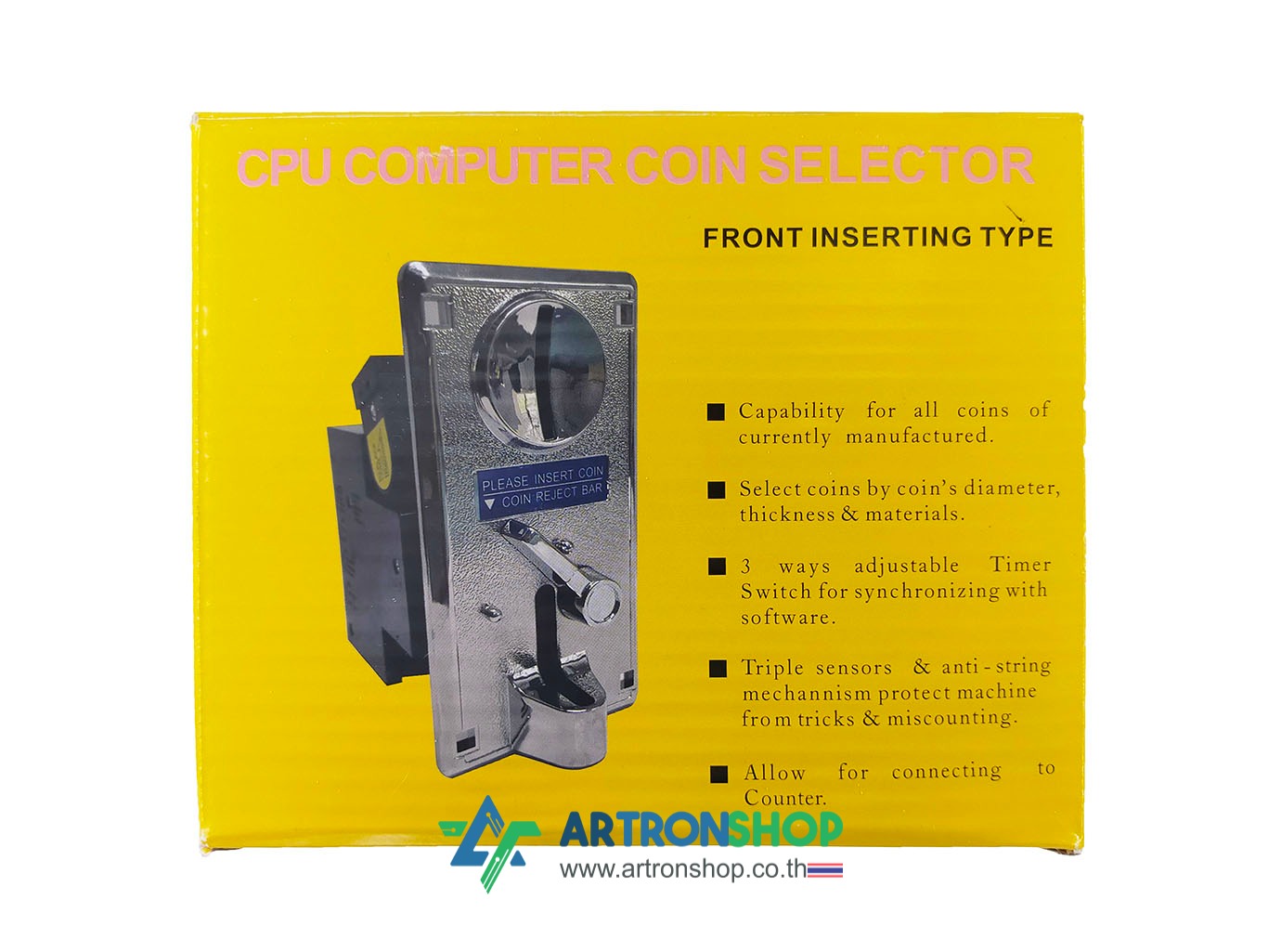 เครื่องรับเหรียญ เครื่องหยอดเหรียญ แบบใช้เหรียญต้นแบบ CL-1006A