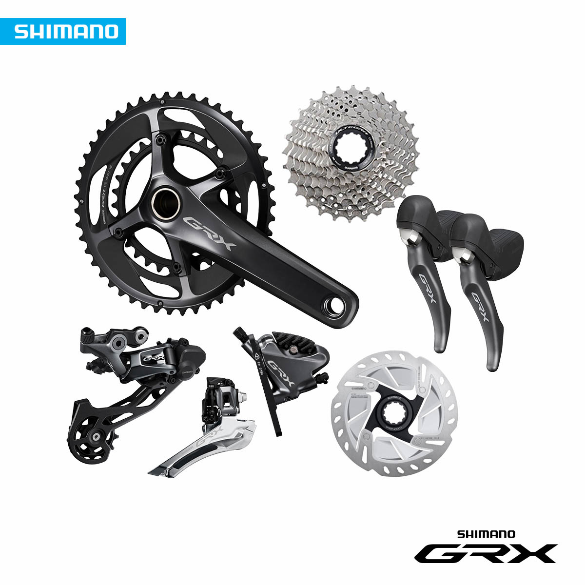 ชุดเกียร์ Shimano GRX GROUPSET RX810 11 SP