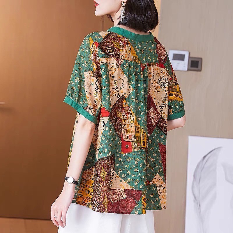 เสื้อผ้าฝ้ายนิ่มทรงโอเวอร์ไซส์