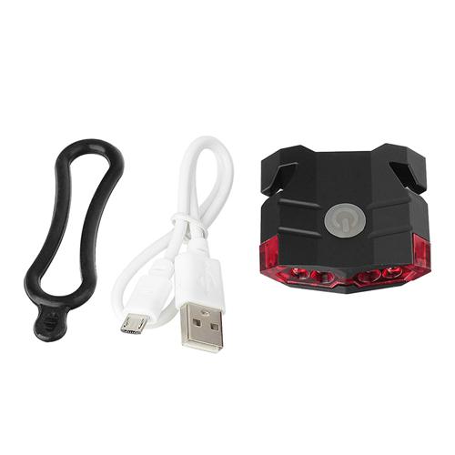 ไฟท้าย Leadbike A100 USB Bicycle Tail Light Waterproof Bike Light - Black