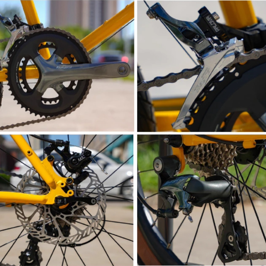 GTC Gretnagreen จักรยานมินิ 20 นิ้ว เฟรมโครโม เกียร์ Shimano Tiagra 2x10 สปีด