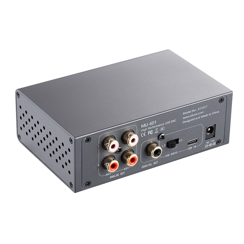 xDuoo MU-601 DAC ตั้งโต๊ะ ชิป ESS ES9018K2M ประกันศูนย์ไทย