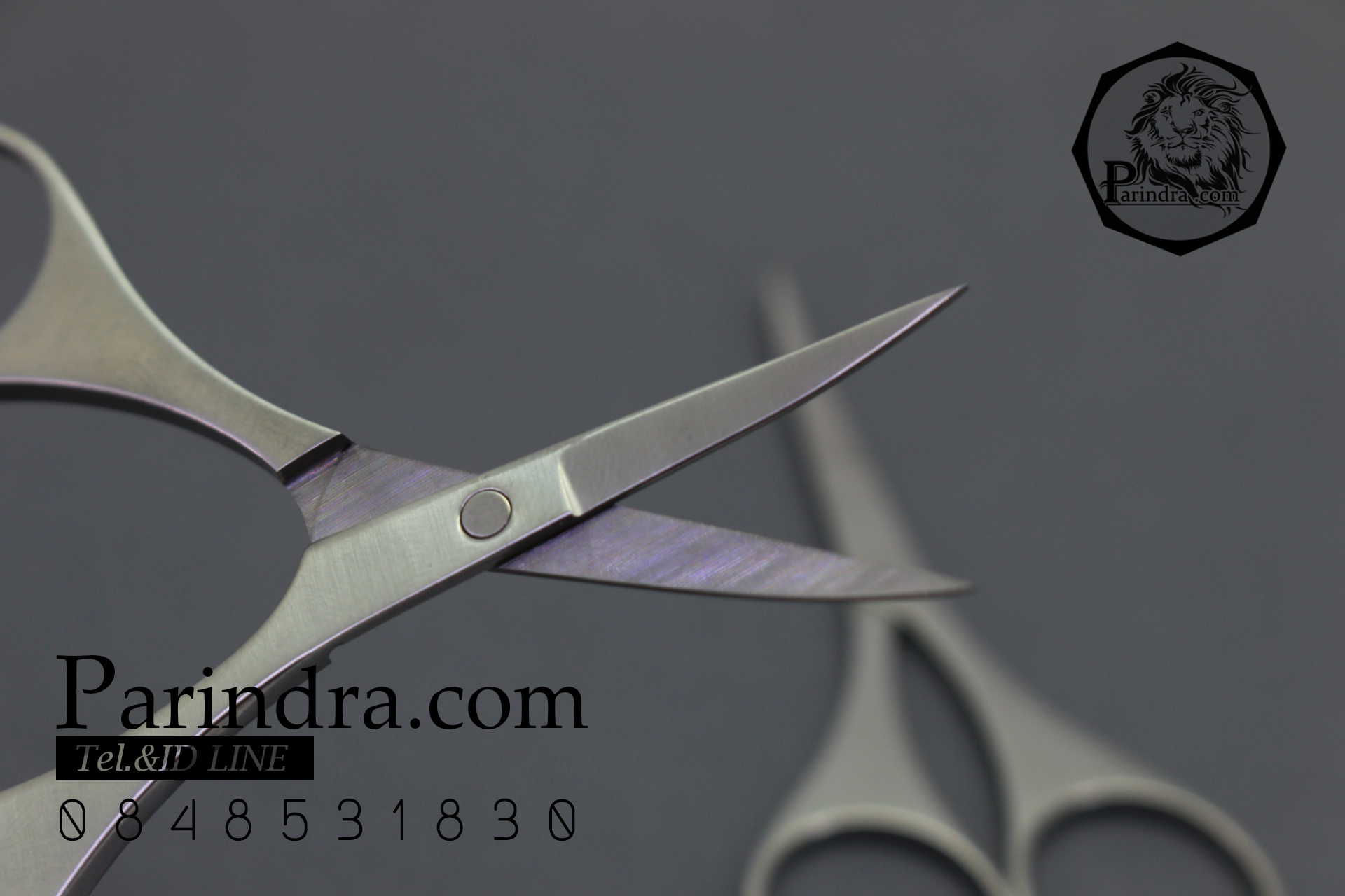 กรรไกรเล็มขนจมูกหรือหนวด คมมาก ทำจากแสตนเลส