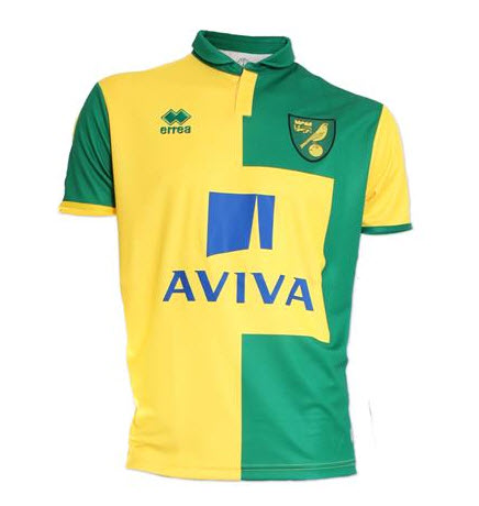 เสื้อนอริช ซิตี้ของแท้ 2015 2016 Norwich City Home Shirt 2015 2016