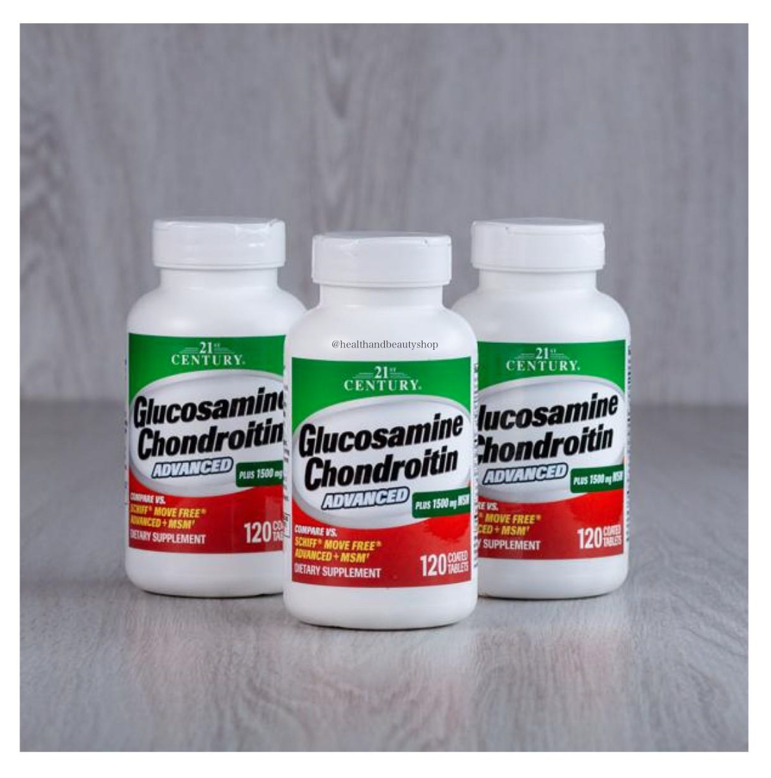 21st Century Glucosamine Chondroitin Advanced 120 Coated Tablets