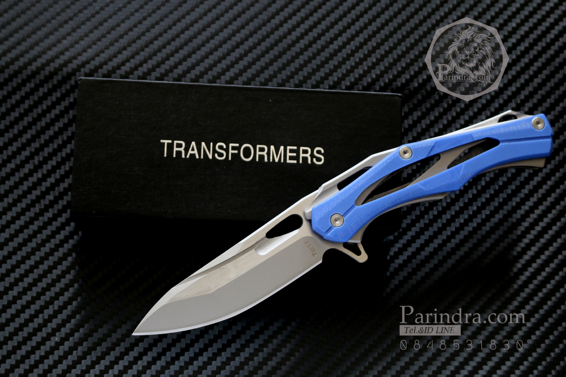 มีดพับ Transformers ทรานส์ฟอร์เมอร์ รุ่น G0-BL ด้ามสีฟ้า ของแท้ 100%