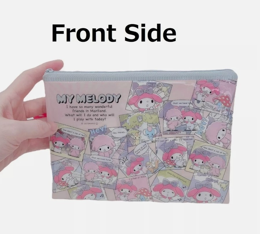 Sanrio กระเป๋าใส่ของแบบซิป (my melody X my melody)