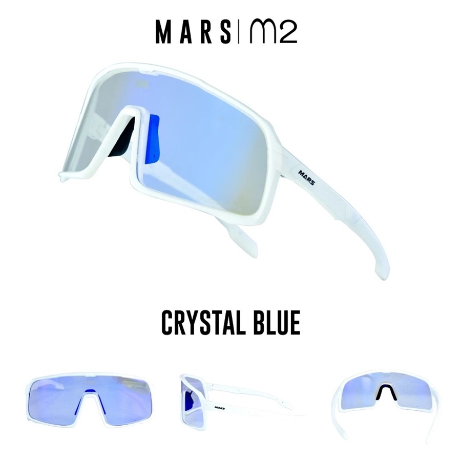 แว่นกันแดด แว่นปั่นจักรยาน Mars รุ่น M2 Cycling Sunglasses เลนส์สี Photochromic (ปรับแสงอัตโนมัติ) ใส่สบาย ป้องกันแสงแดด UV400 UVA/UVB 99.9%