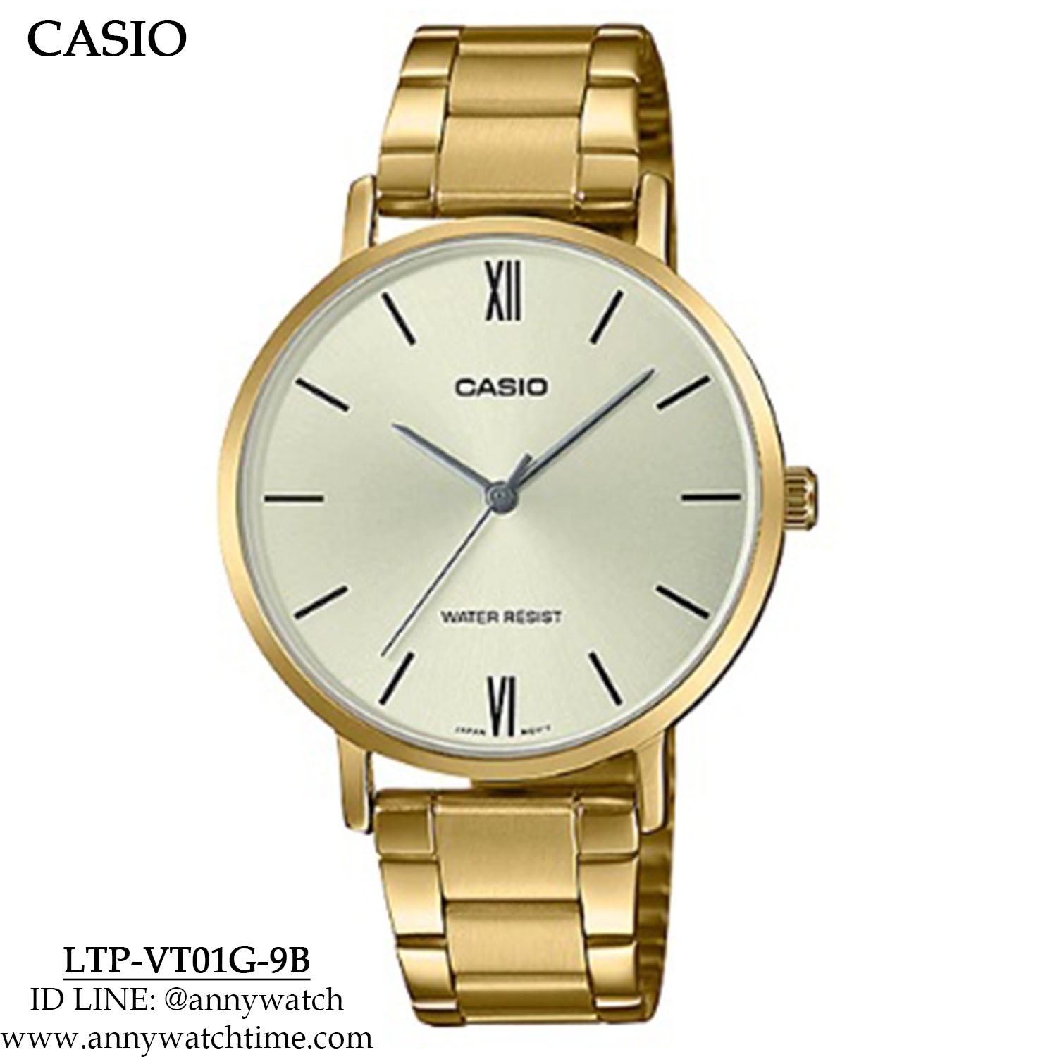 CASIO LTP-VT01G-9B