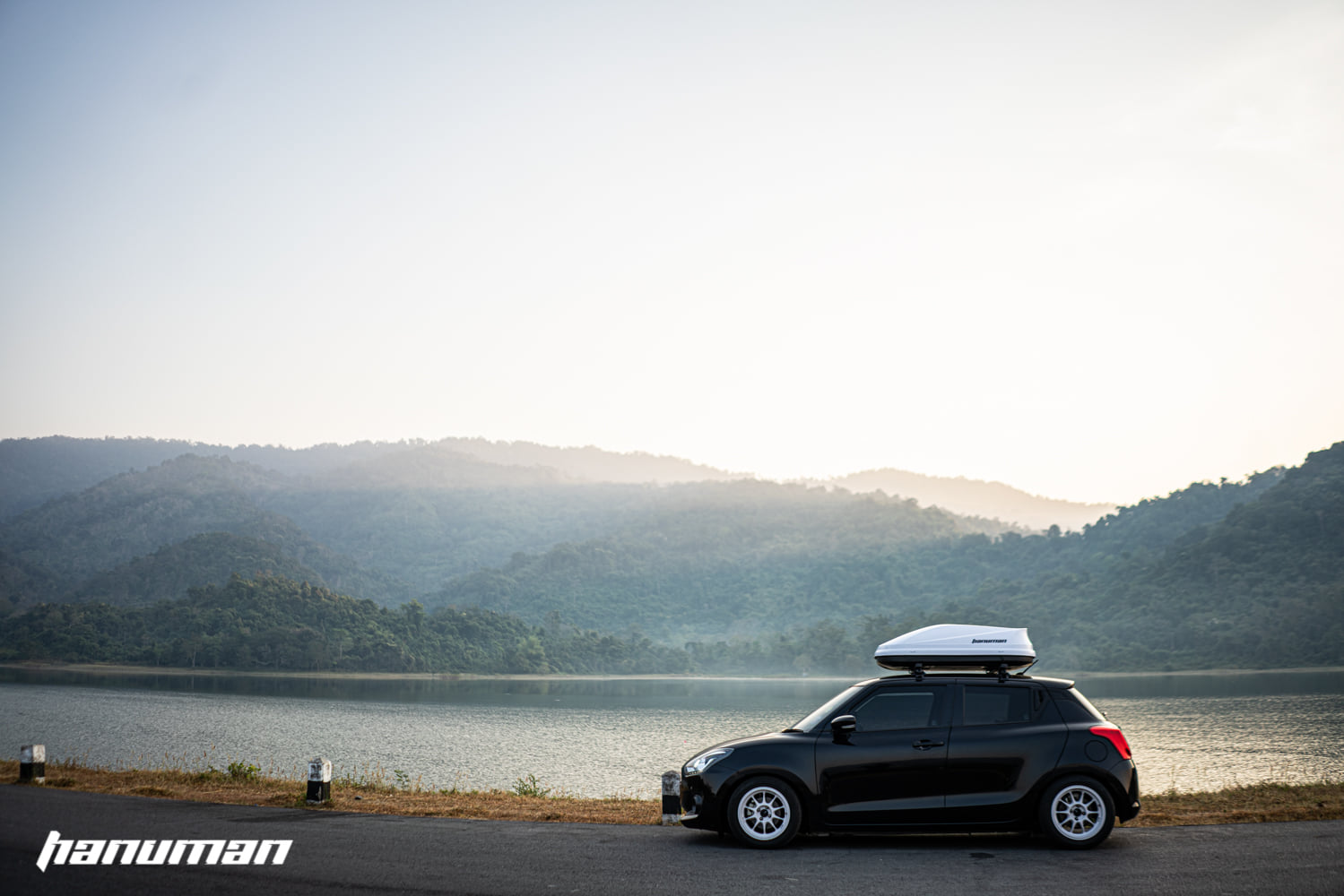 Hanuman Roof Box กล่องอเนกประสงค์วางบนหลังคา (ไม่รวมคานคู่พร้อมขาจับยึด)