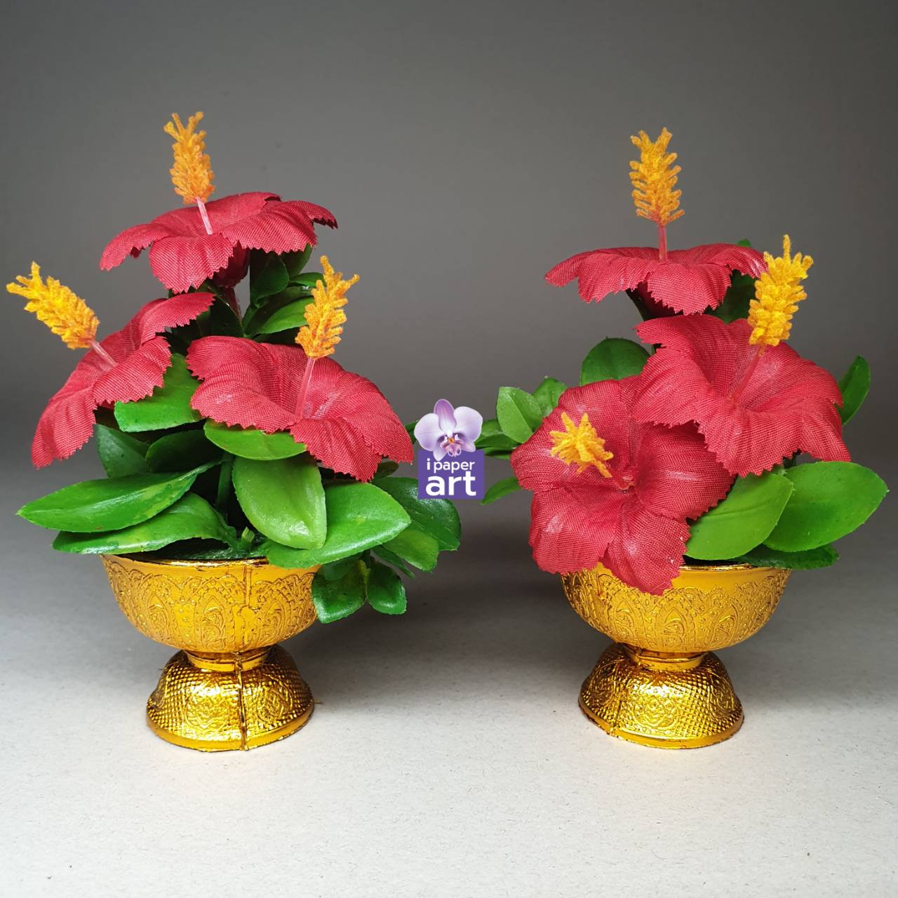 ดอกชบาจิ๋ว | ถวายพระแม่อุมา พระแม่ลักษมี พระพิฆเนศ เทพฮินดูทุกพระองค์