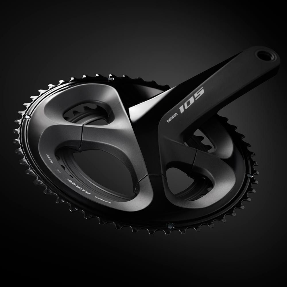 จาน 105, FC-R7000 HOLLOWTECH II Crankset (11-speed) ไม่รวมกระโหลก