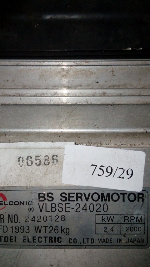 VLBSE-24020 SERVO MOTOR " VELCONIC "