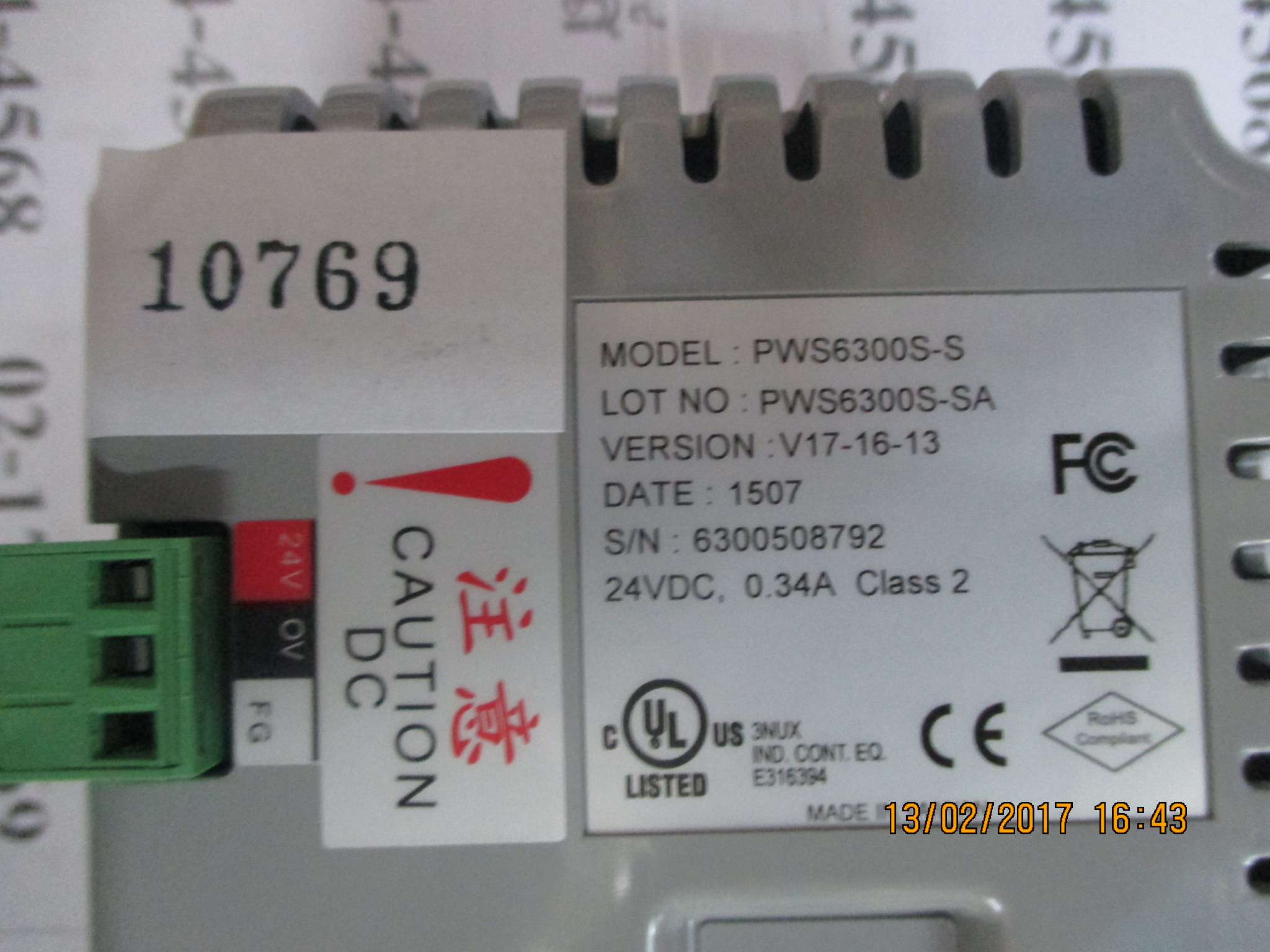 LCD TOUCH SCREEN “ HITECH ” รุ่น PWS6300S-S