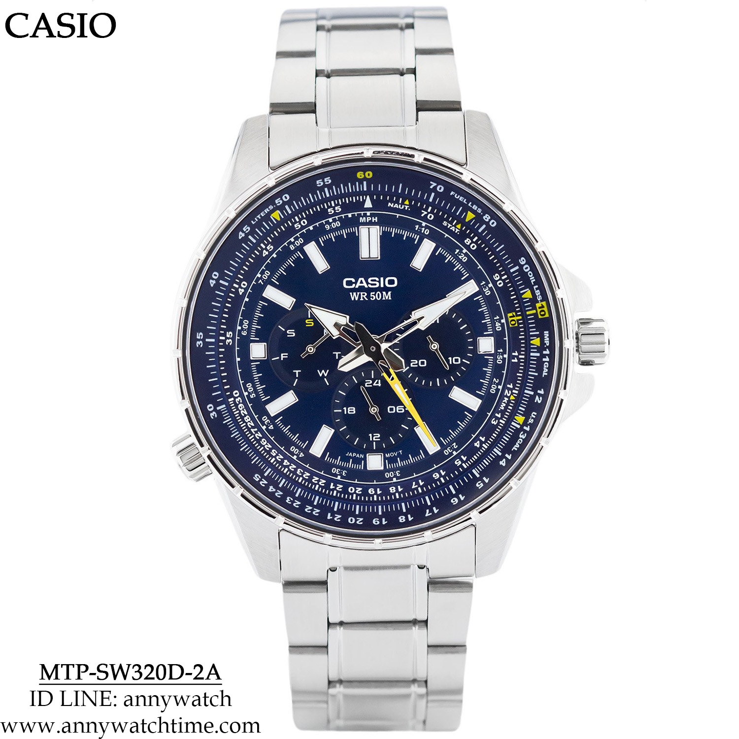CASIO MTP-SW320D-2A