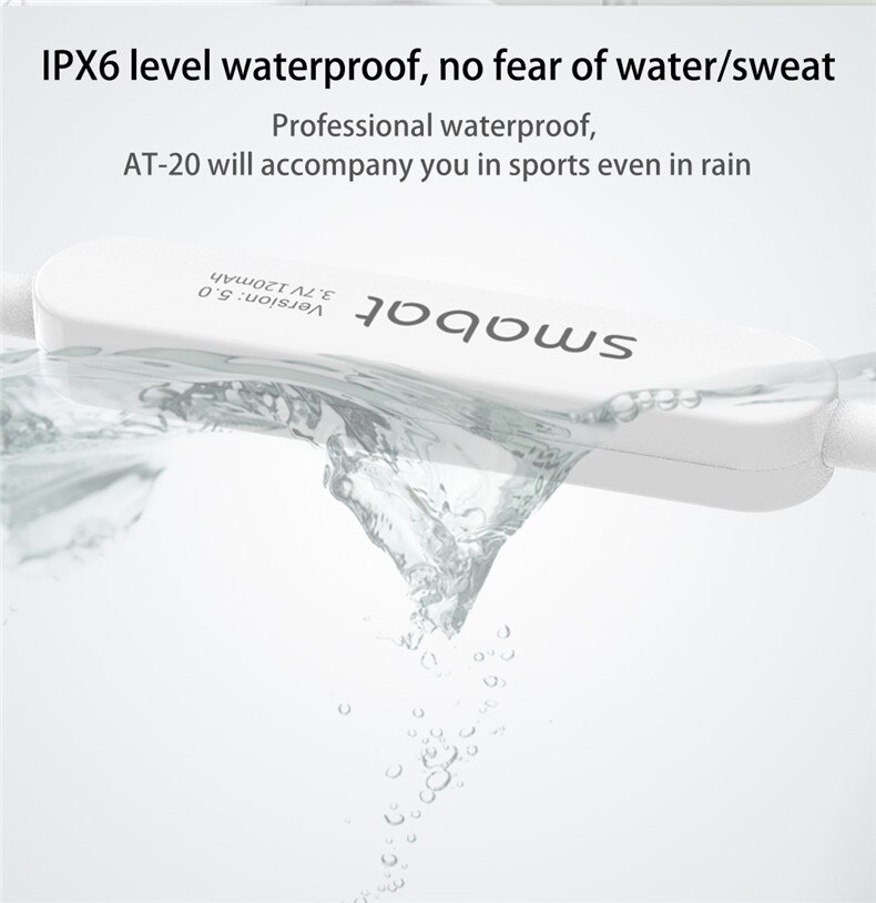 ขาย SMABAT AT-20 หูฟังไร้สายแบบคล้องคอรองรับ Bluetooth5.0 ประกันศูนย์ไทย