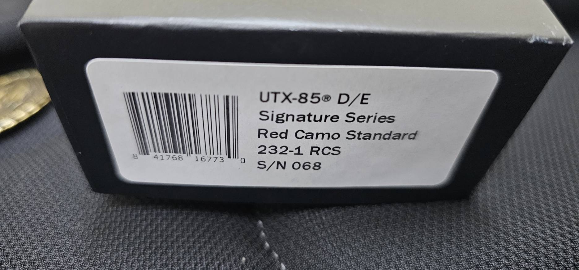 Microtech UTX-85 AUTO OTF Red Camo Double Edge Dagger Blade