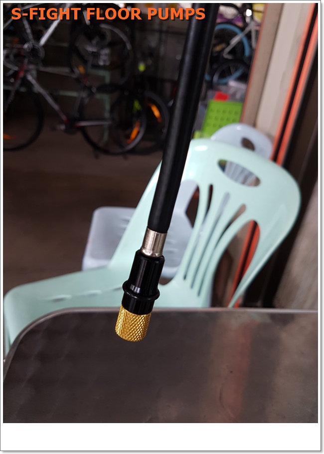 สูบจักรยานแบบตั้งพื้น S-FIGHT ,S463 ALLOY FLOOR PUMP (สูบตั้งพื้น สูบยางและสูบโช๊ค)(โปรดระบุสีตรงหมายเหตุ)