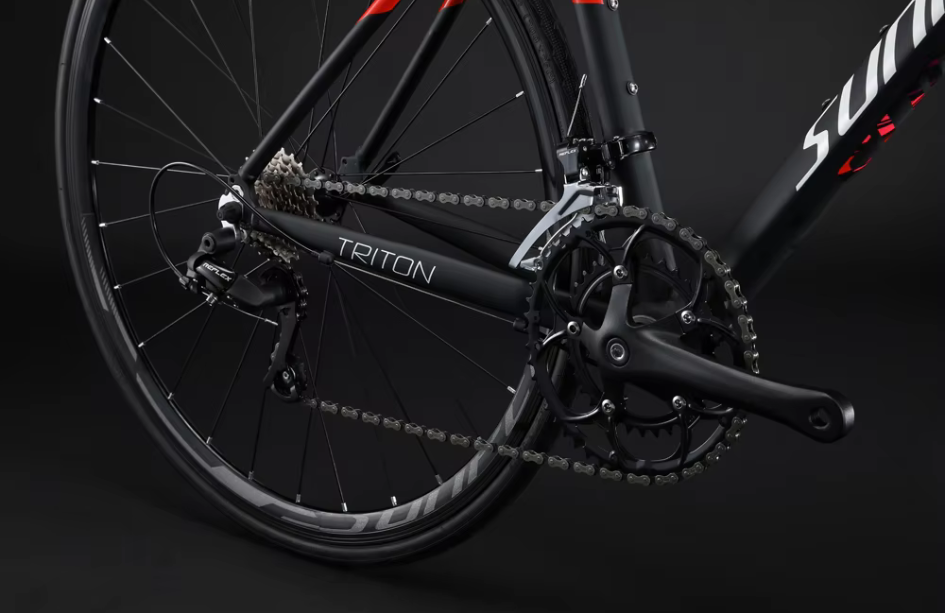 จักรยานเสือหมอบ SUNPEED TRITON | เฟรมอลูมิเนียม | เกียร์ SENSAH REFLEX 16 สปีด | ล้อ 700C | สีเทา น้ำเงิน ดำ