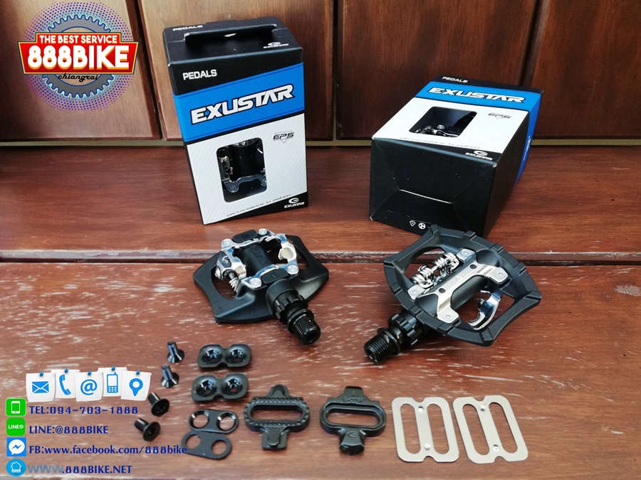 บันไดไฮบริด EXUSTAR E-PM811 (ใช้ได้ทั้งรองเท้าธรรมดา+คลีท)