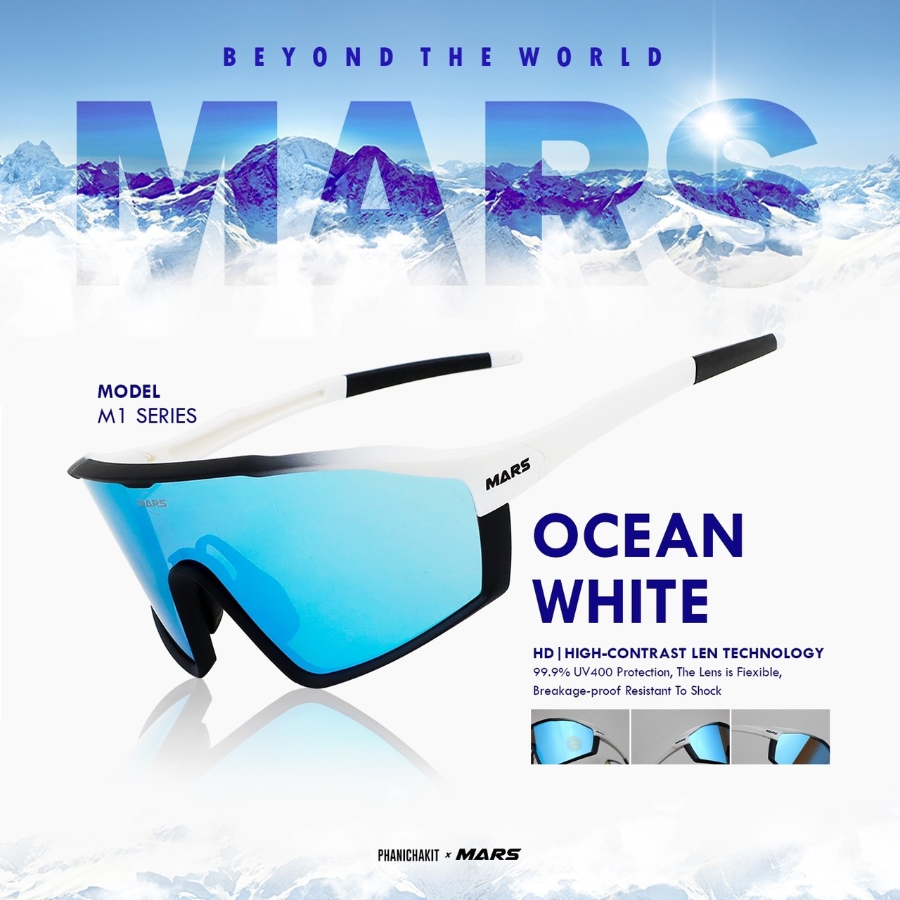 แว่นตา MARS รุ่น M1 แว่นปรับแสงอัตโนมัติ แว่นตาที่ตอบโจทย์ทุกไลฟ์สไตล์ในแบบคุณวิ่ง ปั่นจักรยาน ขับรถ หรือใช้ในชีวิตประจำวัน 🏃♂️ (กล่องพร้อมเลนส์เสริม)