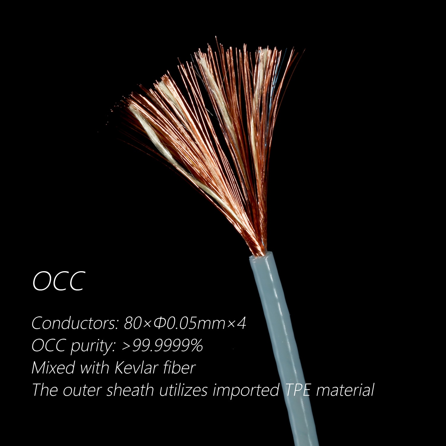 ขาย DD BC120A Forest สายอัพเกรดหูฟัง ทองแดง monocrystalline OCC ระดับ 6N