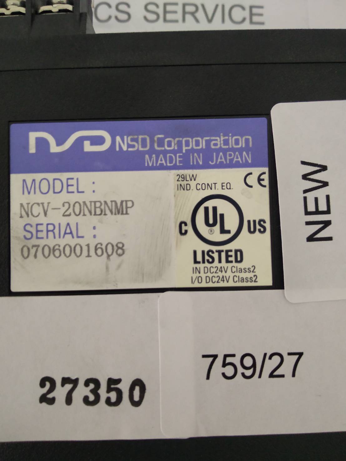 NCV-20NBNMP VARICAM " NSD "