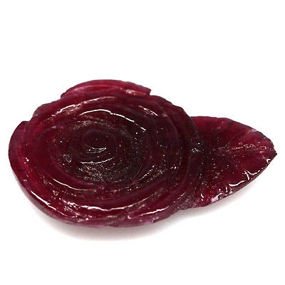 ทับทิมซอยไซต์แกะลายกุหลาบ (Zoizite Ruby) 10.60 กะรัต