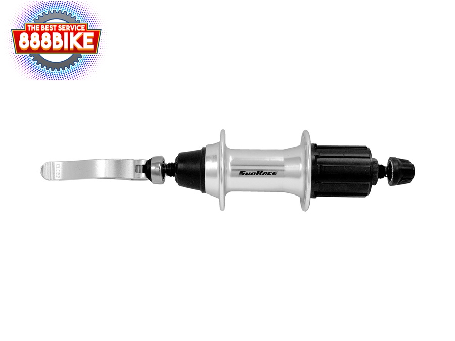 ดุมเสือหมอบ Sunrace HBM53 หน้า/หลัง v-brake สีเงิน 36H ดุมวีเบรค ดุมหมอบ