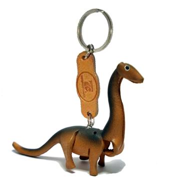 พร้อมส่ง พวงกุญแจหนังแท้ Handmade รูปไดโนเสาร์