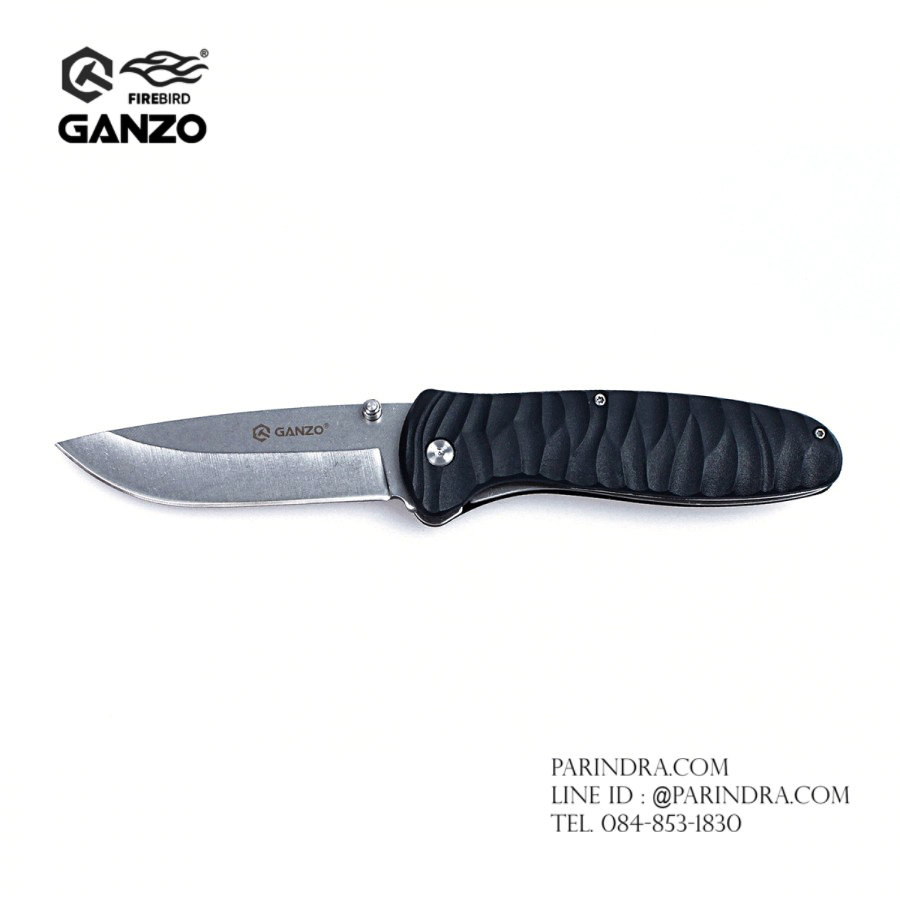 มีดพับ Ganzo กานโซ่ รุ่น Ganzo G6252-BK ด้ามสีดำ ของแท้ 100%